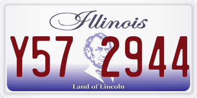 IL license plate Y572944