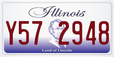 IL license plate Y572948