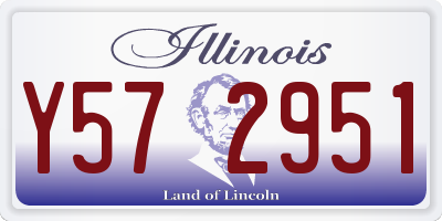 IL license plate Y572951