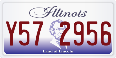 IL license plate Y572956