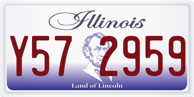 IL license plate Y572959