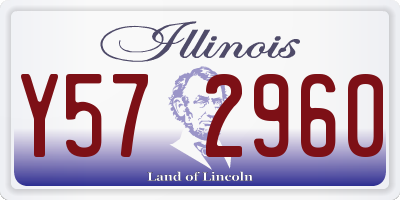 IL license plate Y572960