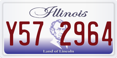 IL license plate Y572964