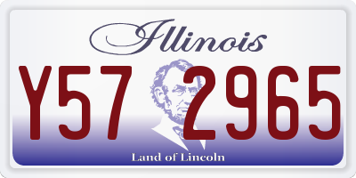 IL license plate Y572965