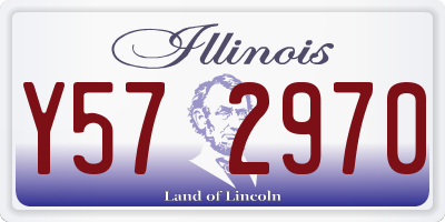 IL license plate Y572970