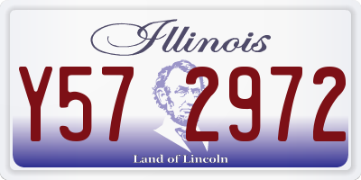IL license plate Y572972
