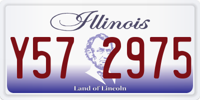 IL license plate Y572975