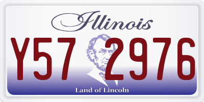 IL license plate Y572976