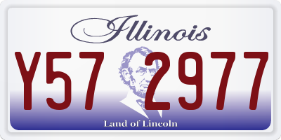 IL license plate Y572977