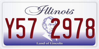 IL license plate Y572978