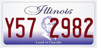 IL license plate Y572982