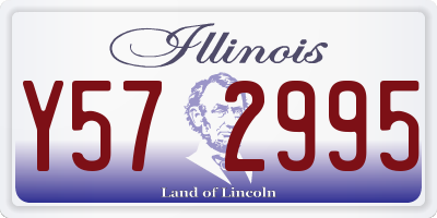 IL license plate Y572995