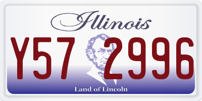 IL license plate Y572996