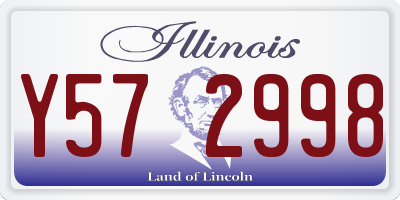 IL license plate Y572998
