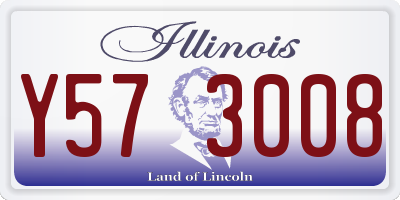 IL license plate Y573008