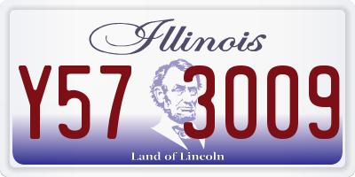 IL license plate Y573009