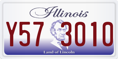 IL license plate Y573010