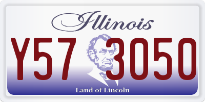 IL license plate Y573050