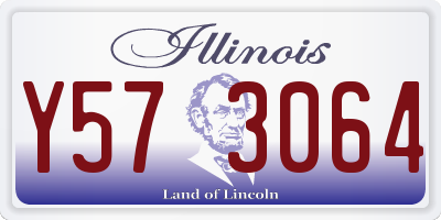 IL license plate Y573064