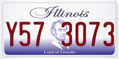 IL license plate Y573073