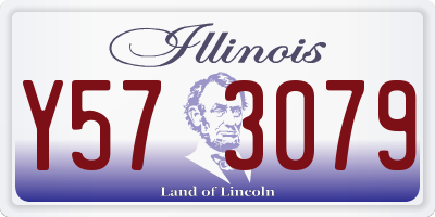 IL license plate Y573079