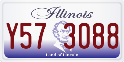 IL license plate Y573088