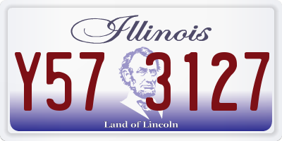 IL license plate Y573127