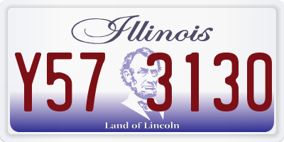 IL license plate Y573130
