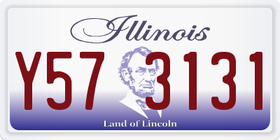 IL license plate Y573131