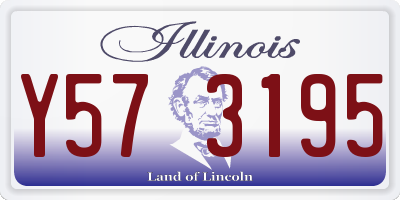 IL license plate Y573195