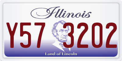 IL license plate Y573202
