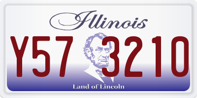 IL license plate Y573210