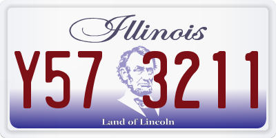IL license plate Y573211