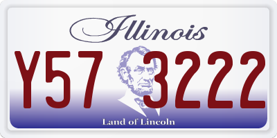 IL license plate Y573222