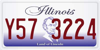 IL license plate Y573224