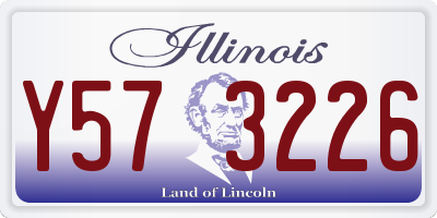 IL license plate Y573226