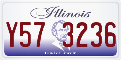 IL license plate Y573236