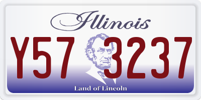 IL license plate Y573237