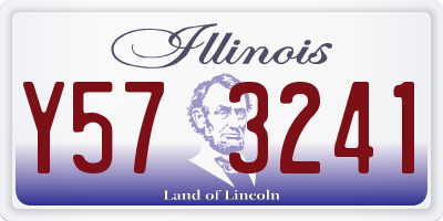 IL license plate Y573241