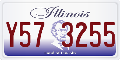 IL license plate Y573255