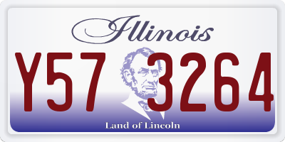 IL license plate Y573264