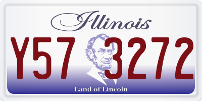 IL license plate Y573272