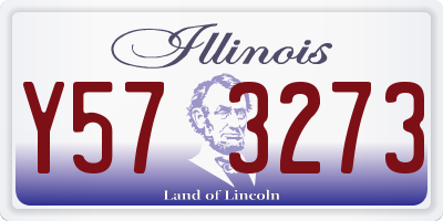 IL license plate Y573273