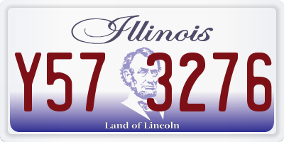 IL license plate Y573276