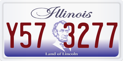 IL license plate Y573277