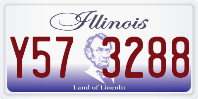 IL license plate Y573288