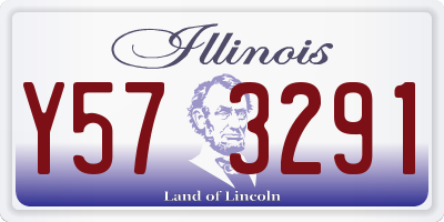IL license plate Y573291
