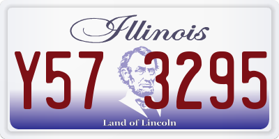 IL license plate Y573295