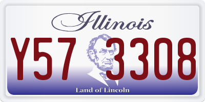IL license plate Y573308