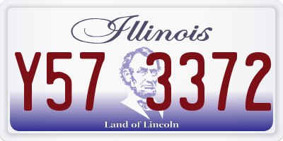 IL license plate Y573372